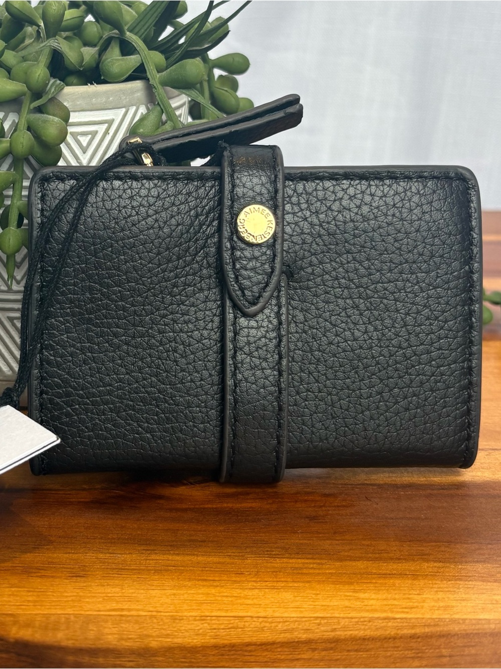Aimee Kestenberg Amity Leather Card Case Black - NWT